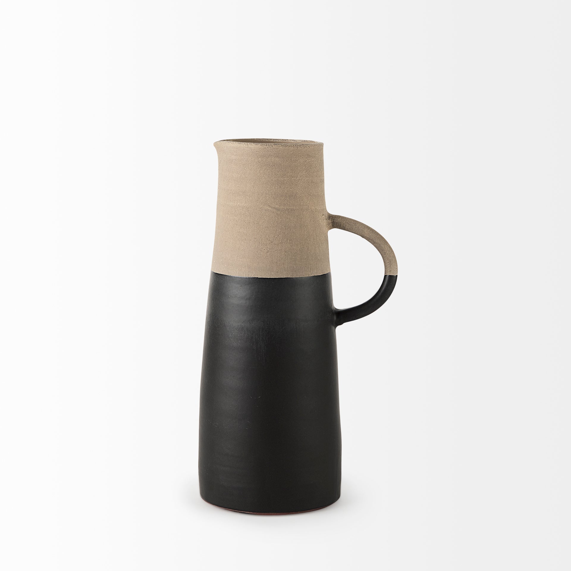 Mercana Garand 7.5" x 5.1" x 13.6" Ceramic Jug Vase