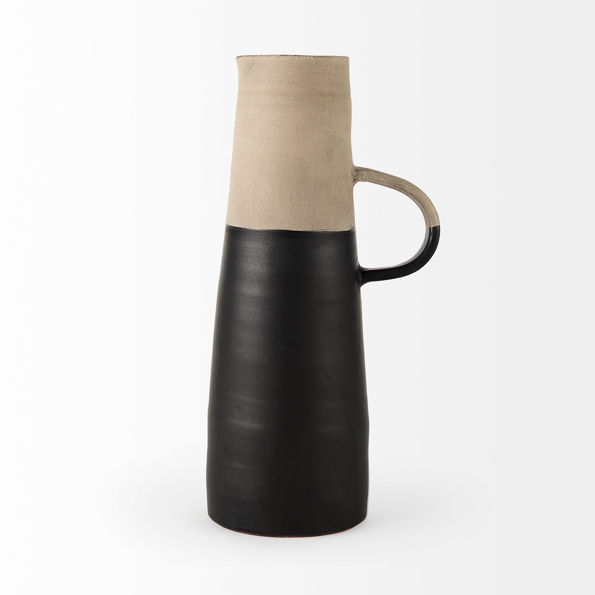 Mercana Garand 7" x 6" x 16" Ceramic Jug Vase