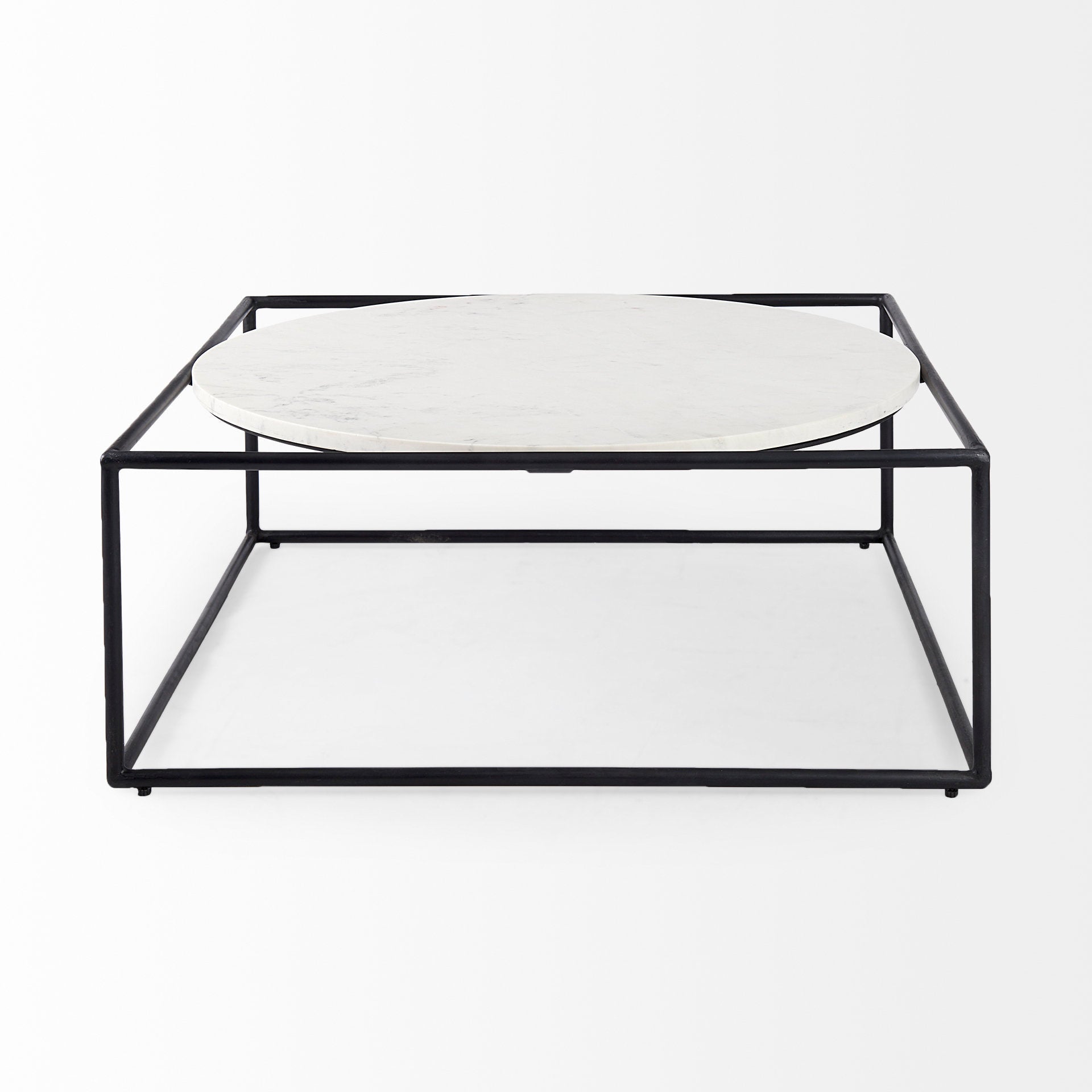 Mercana Austen 36" x 36" x 14" Metal Coffee Table