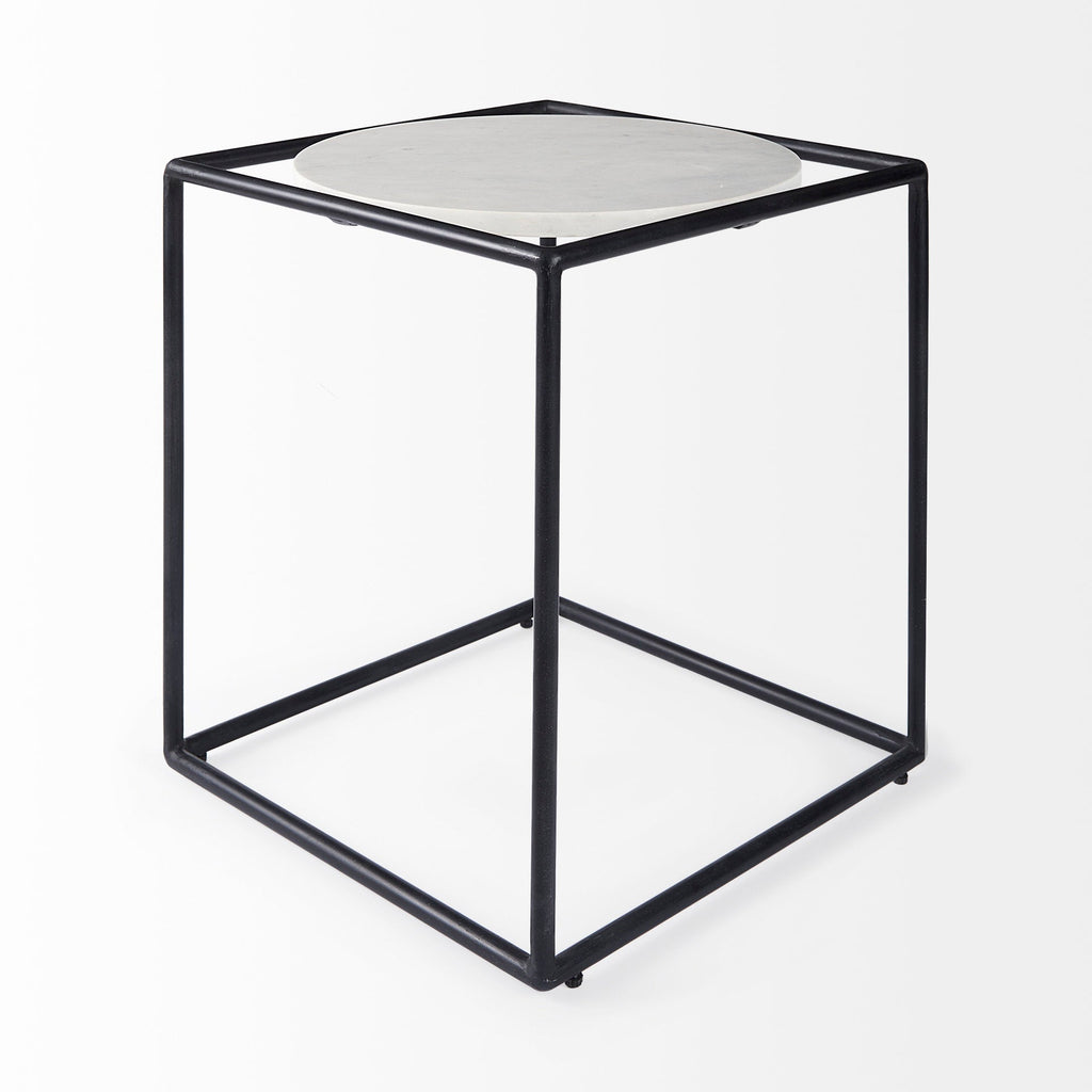 Mercana Austen 20" x 20" x 22" Metal Side Table