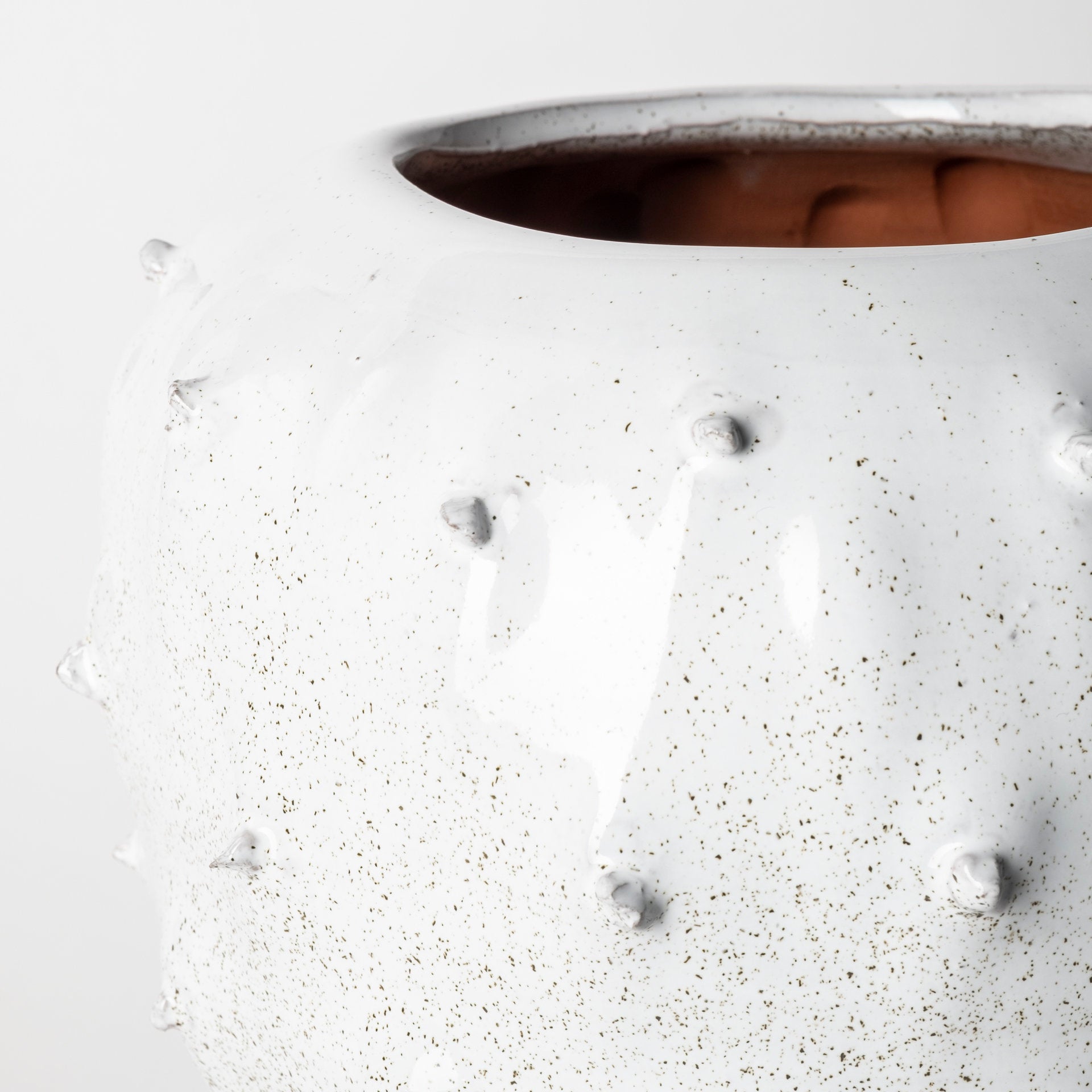 Mercana Julian 8.3" x 8.3" x 11.4" Ceramic Vase