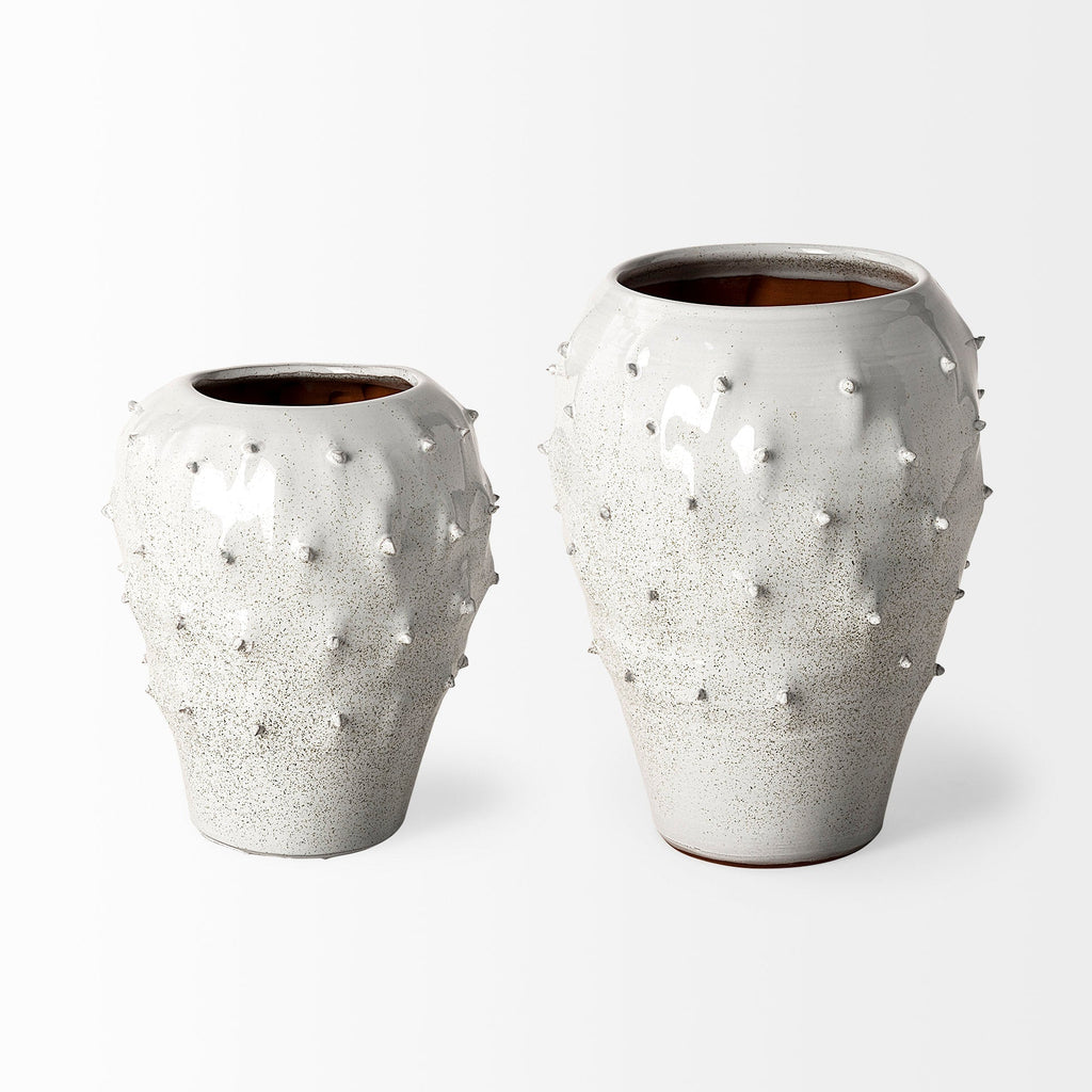 Mercana Julian 10" x 10" x 13.6" Ceramic Vase