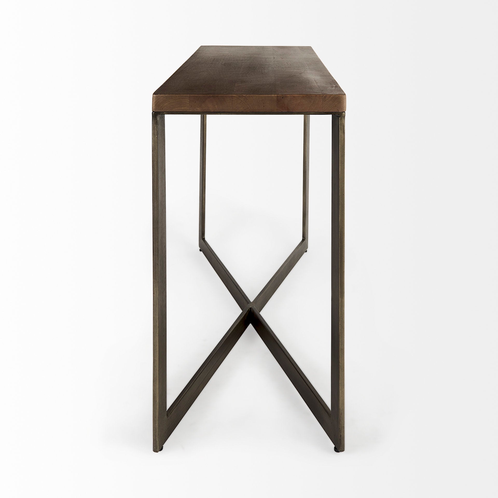 Mercana Faye 50" x 15" x 30" Iron Console Table