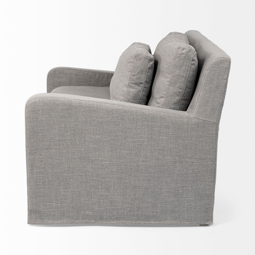 Mercana Denly 38" x 38.3" x 34.5" Fabric Arm Chair