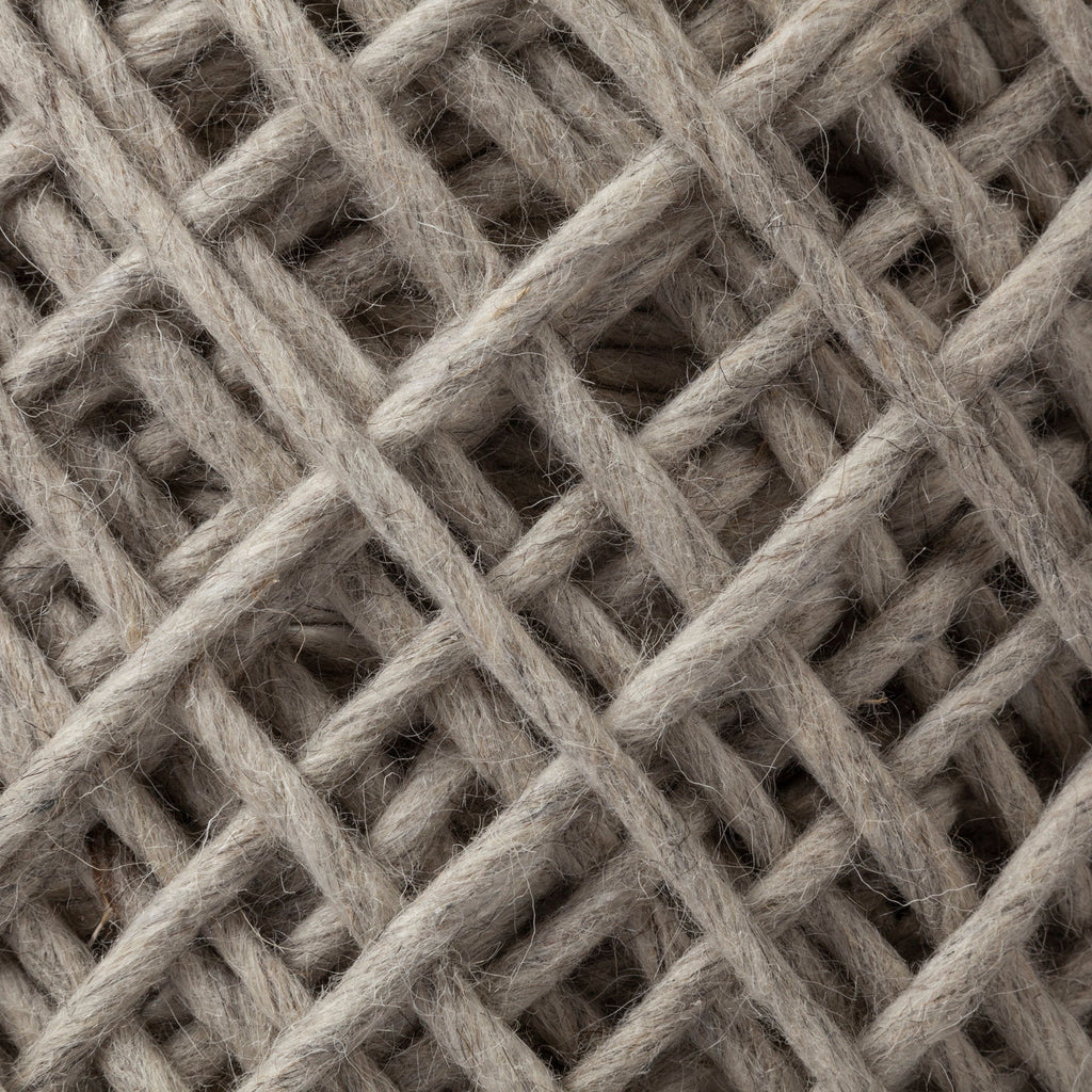 Mercana Allium 15.8" x 15.8" x 17.8" Wool Pouf