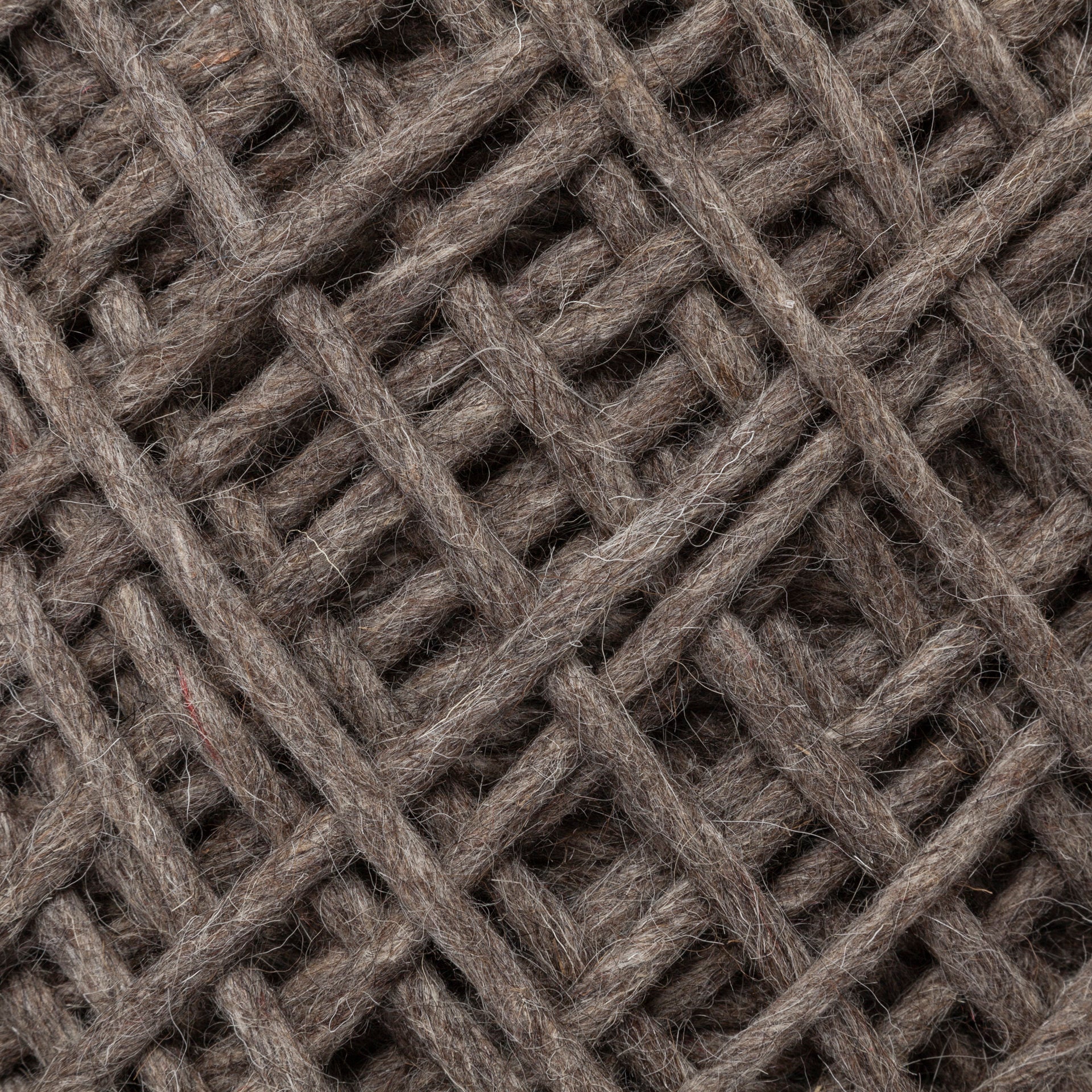 Mercana Allium 15.8" x 15.8" x 17.8" Wool Pouf