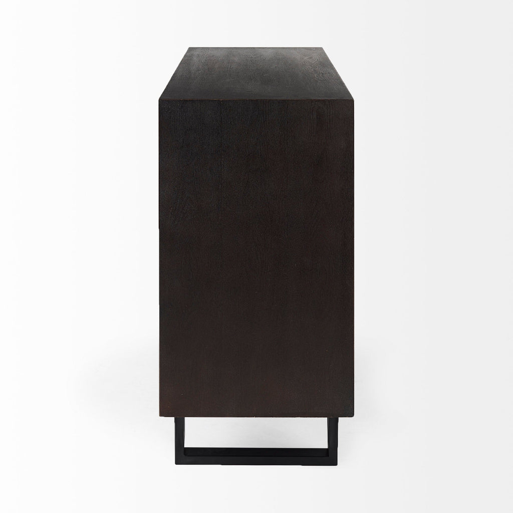 Mercana Giselle 40" x 15.9" x 31.9" Iron Accent Cabinet