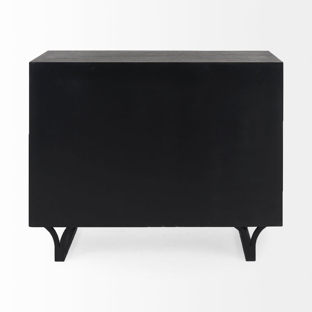 Mercana Giselle 40" x 15.9" x 31.9" Iron Accent Cabinet