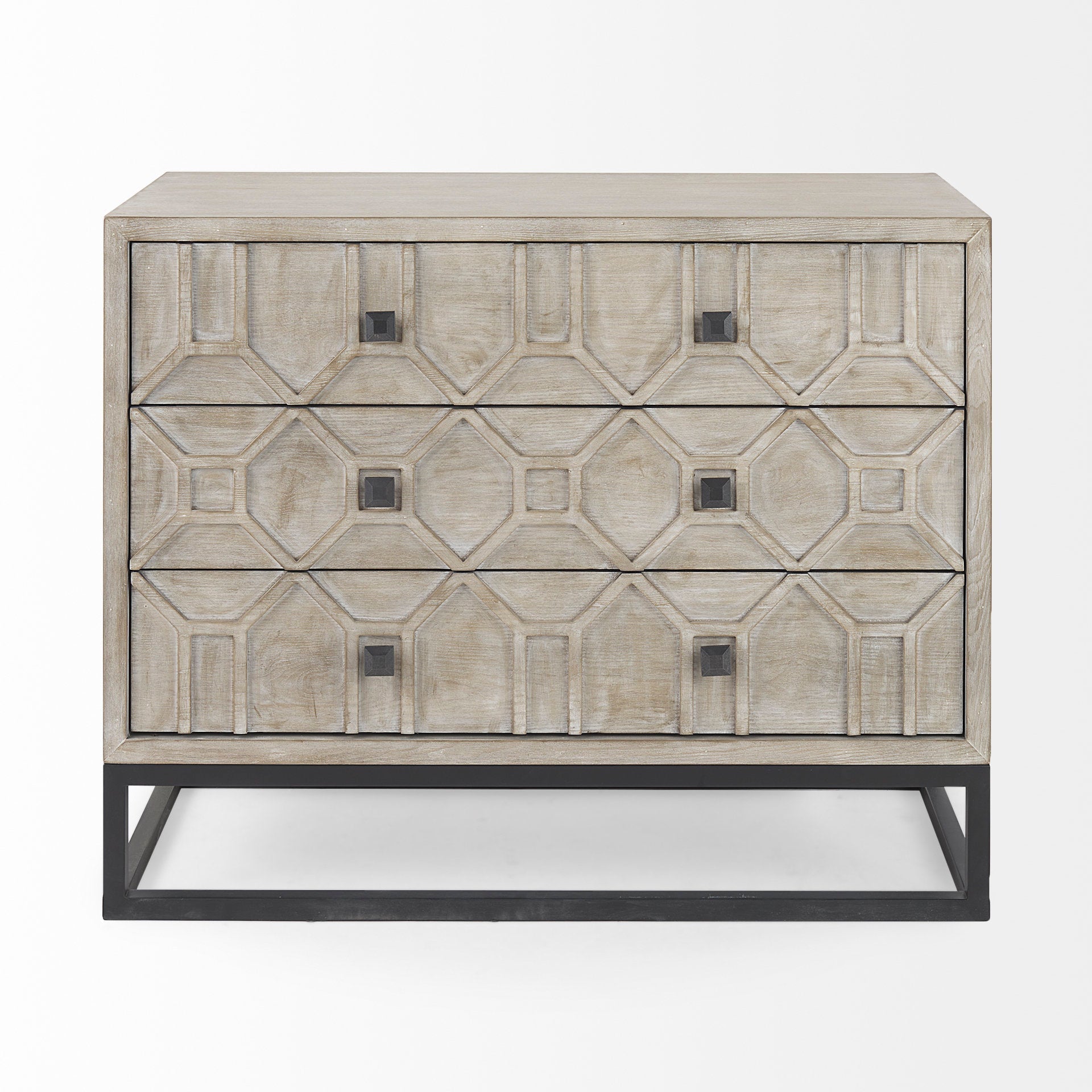 Mercana Genevieve 39" x 15.7" x 30.9" Metal Accent Cabinet