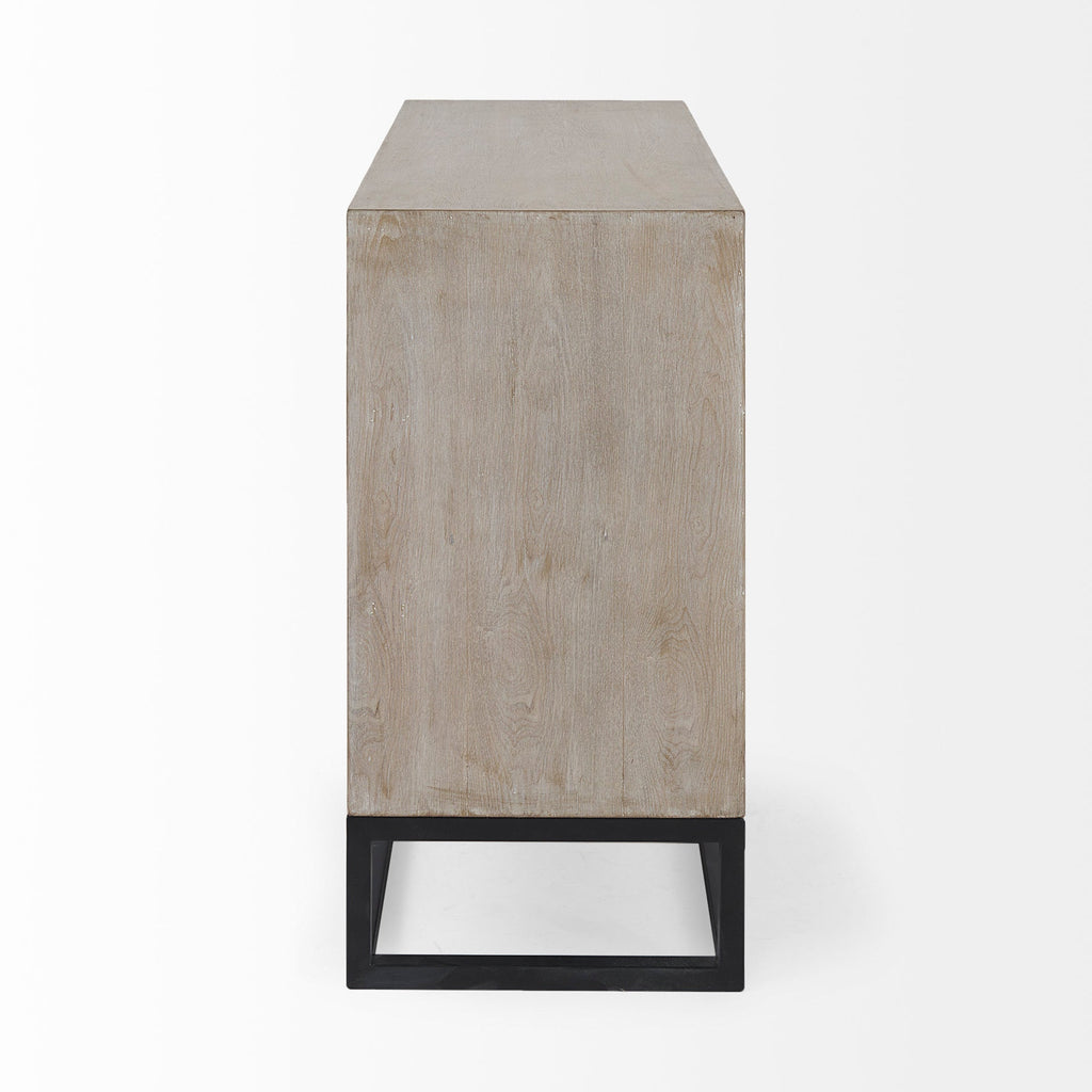 Mercana Genevieve 39" x 15.7" x 30.9" Metal Accent Cabinet
