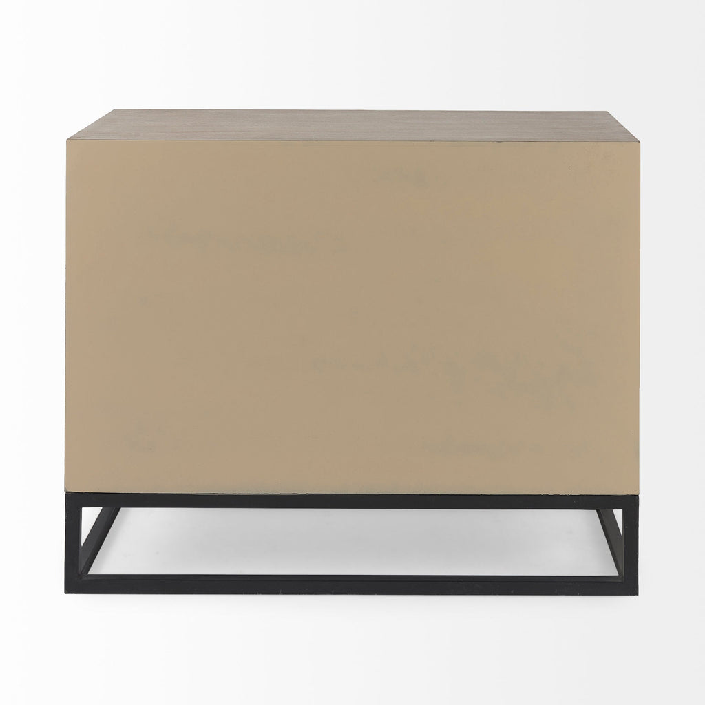 Mercana Genevieve 39" x 15.7" x 30.9" Metal Accent Cabinet