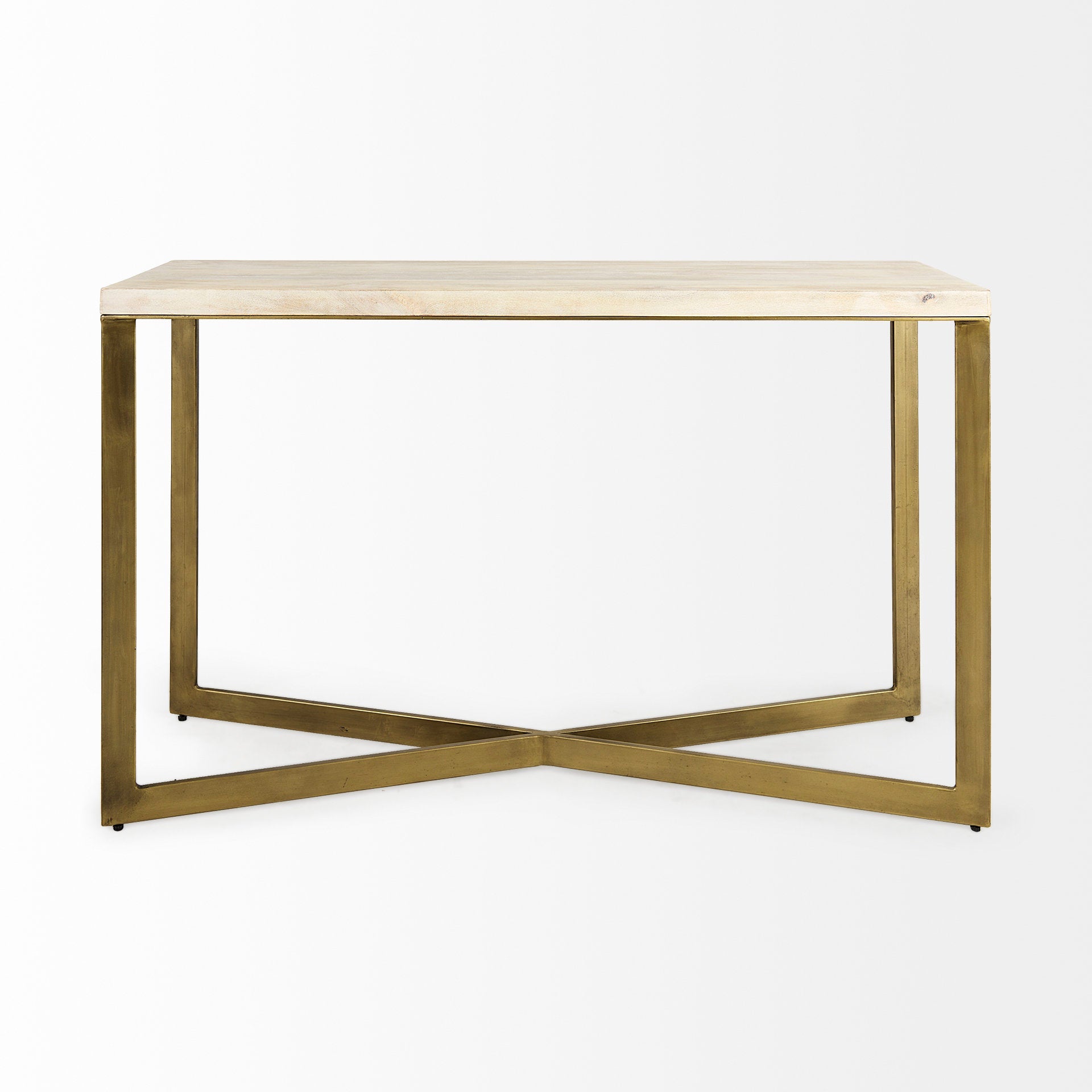Mercana Faye 50" x 15" x 30" Iron Console Table