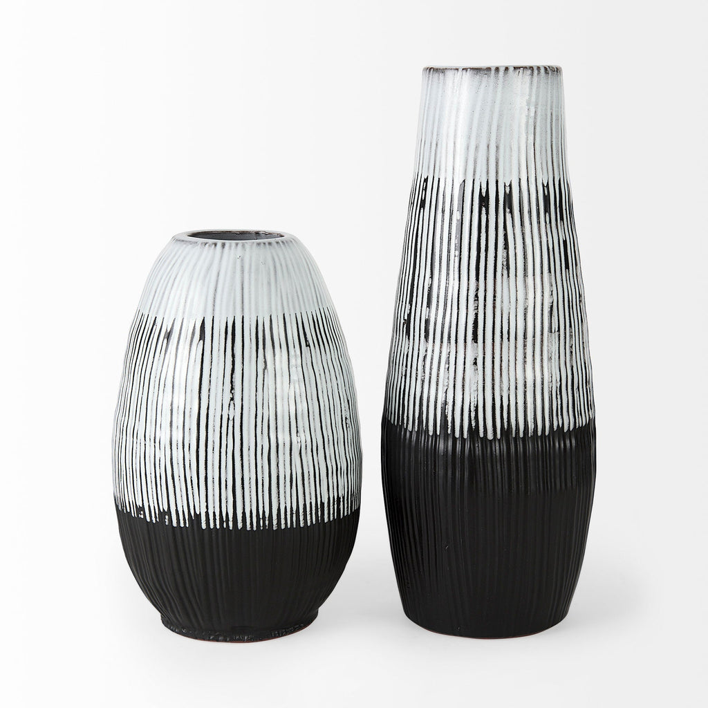 Mercana Tanami 7" x 7" x 18.5" Ceramic Vase