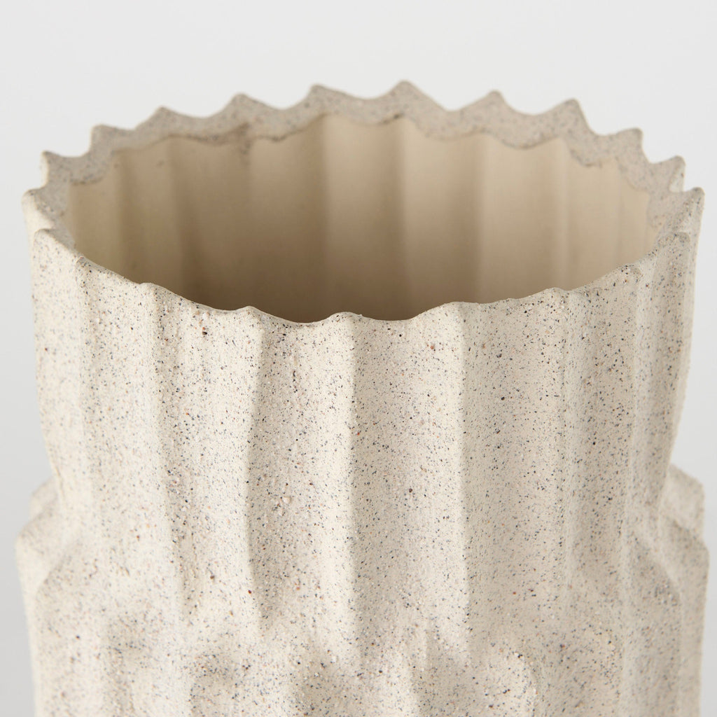 Mercana Cardon 7.5" x 7.5" x 13.8" Ceramic Vase