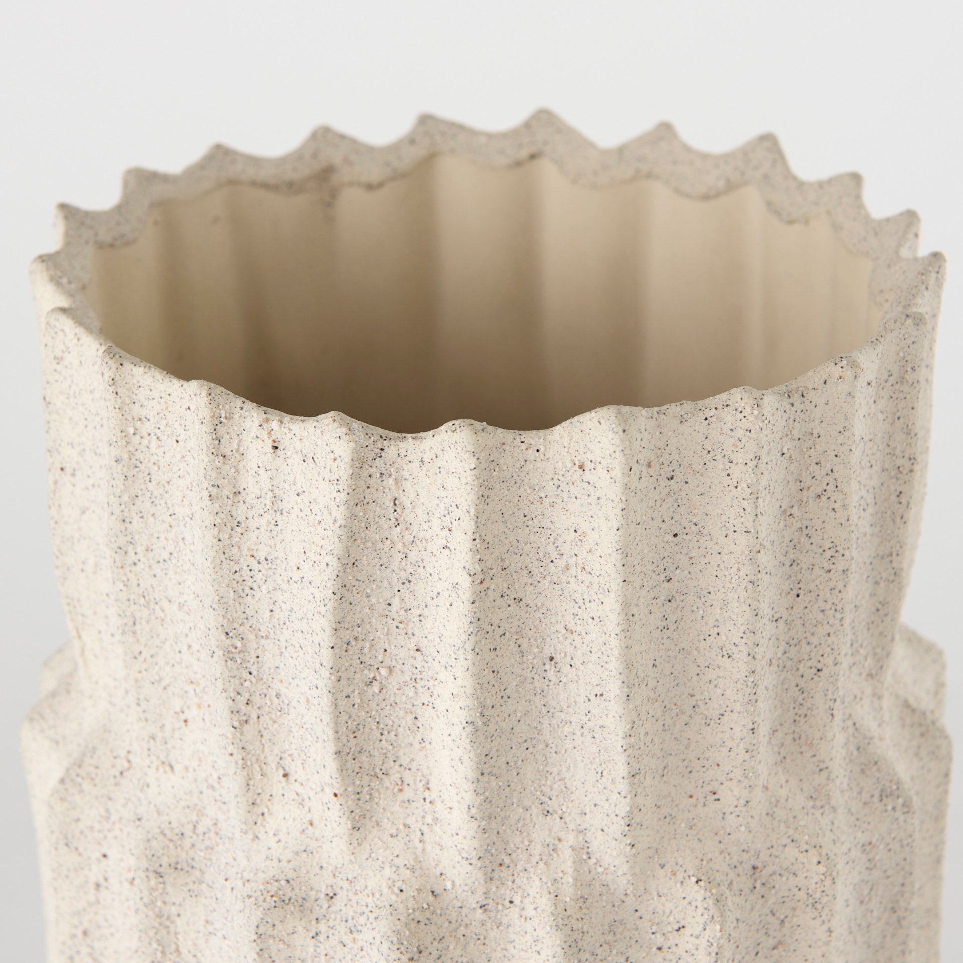 Mercana Cardon 7.5" x 7.5" x 13.8" Ceramic Vase