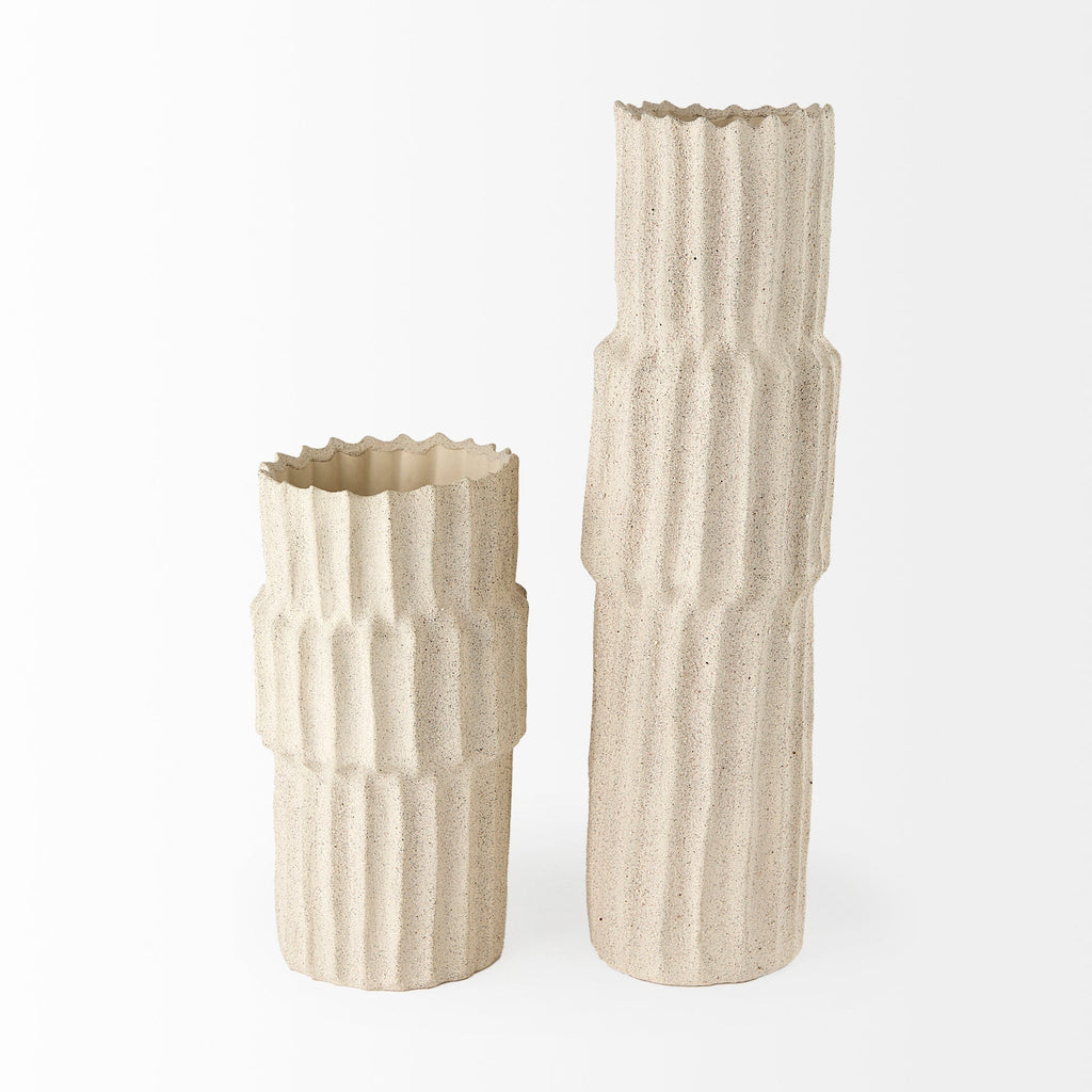 Mercana Cardon 6.7" x 6.7" x 23" Ceramic Vase