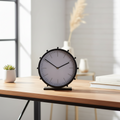 Mercana Marian 11" x 3.1" x 11" Metal Table Clock