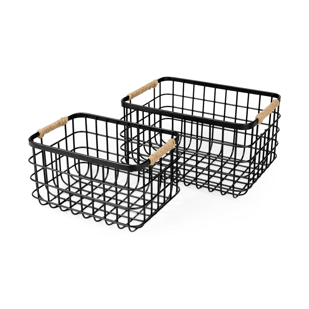 Mercana Marius 20.9" x 15.2" x 12.2" Basket
