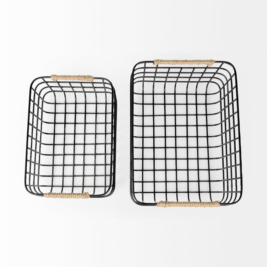 Mercana Marius 20.9" x 15.2" x 12.2" Basket