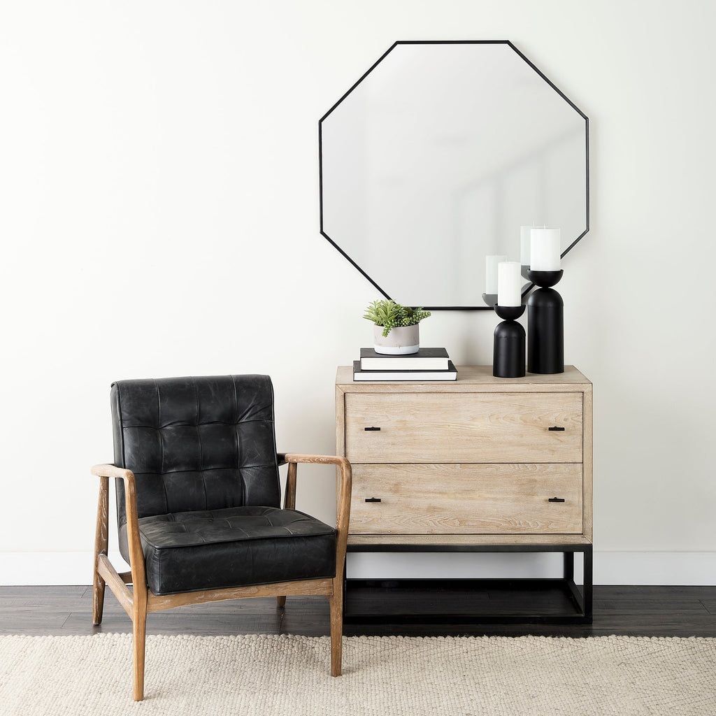 Mercana Ciara 31.9" x 15.9" x 30.1" Wood Accent Cabinet