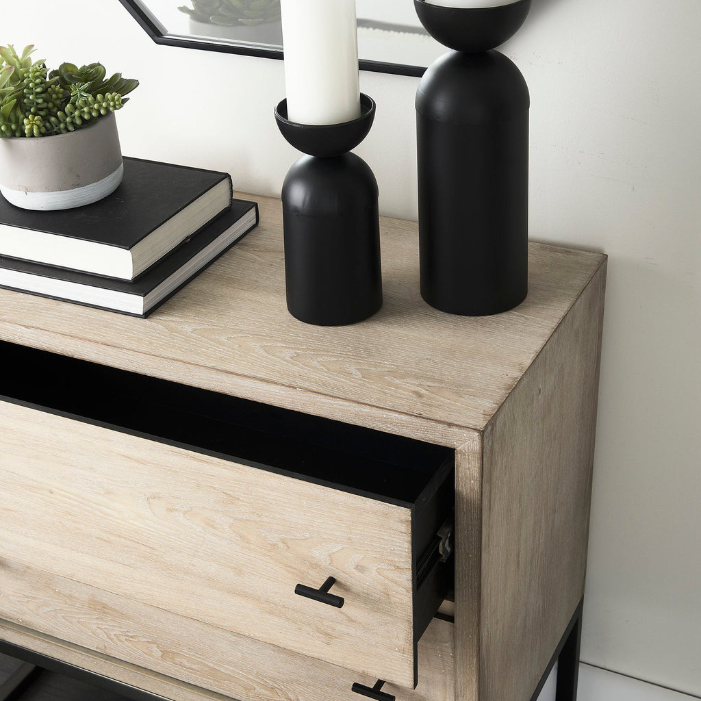 Mercana Ciara 31.9" x 15.9" x 30.1" Wood Accent Cabinet