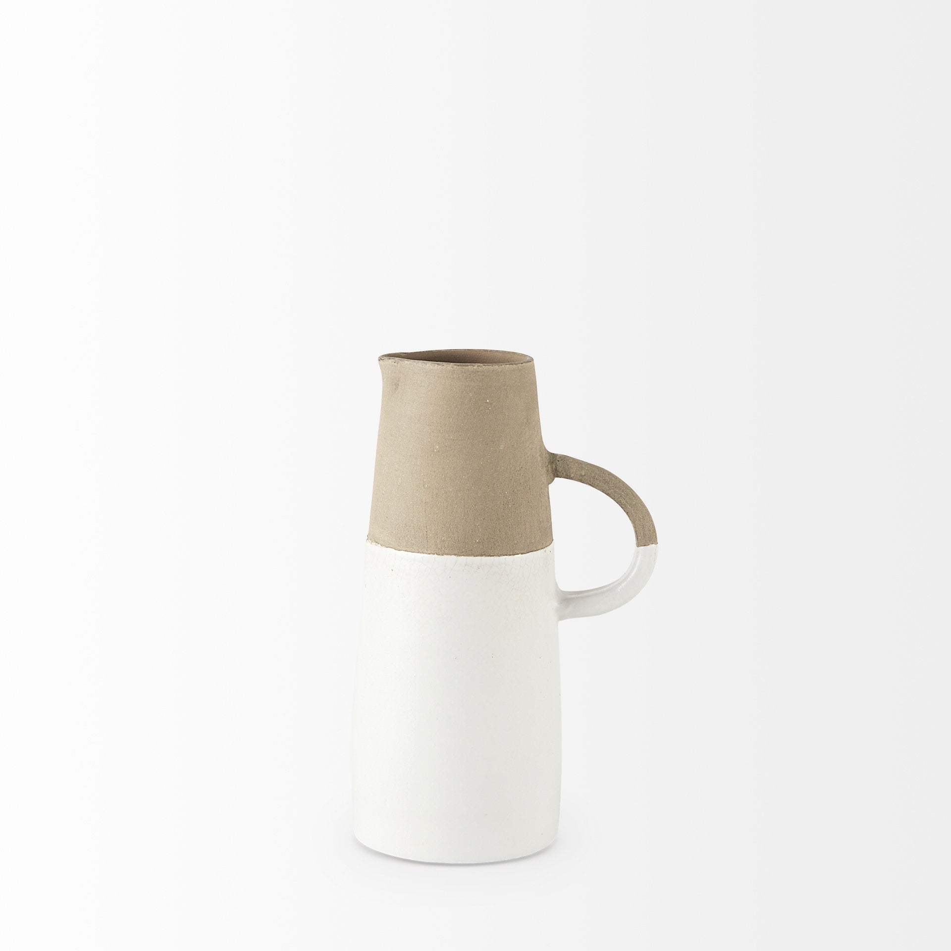 Mercana Garand 6.3" x 4.5" x 10.2" Ceramic Jug Vase