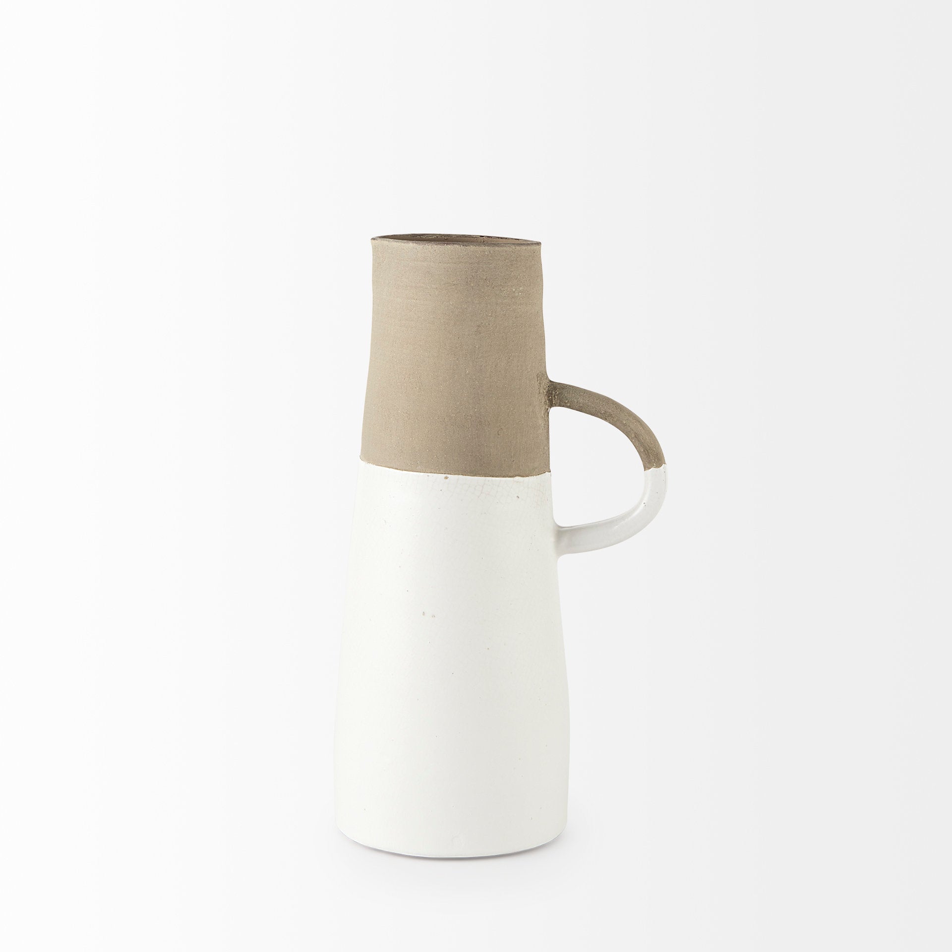 Mercana Garand 7.5" x 5.1" x 13.6" Ceramic Jug Vase