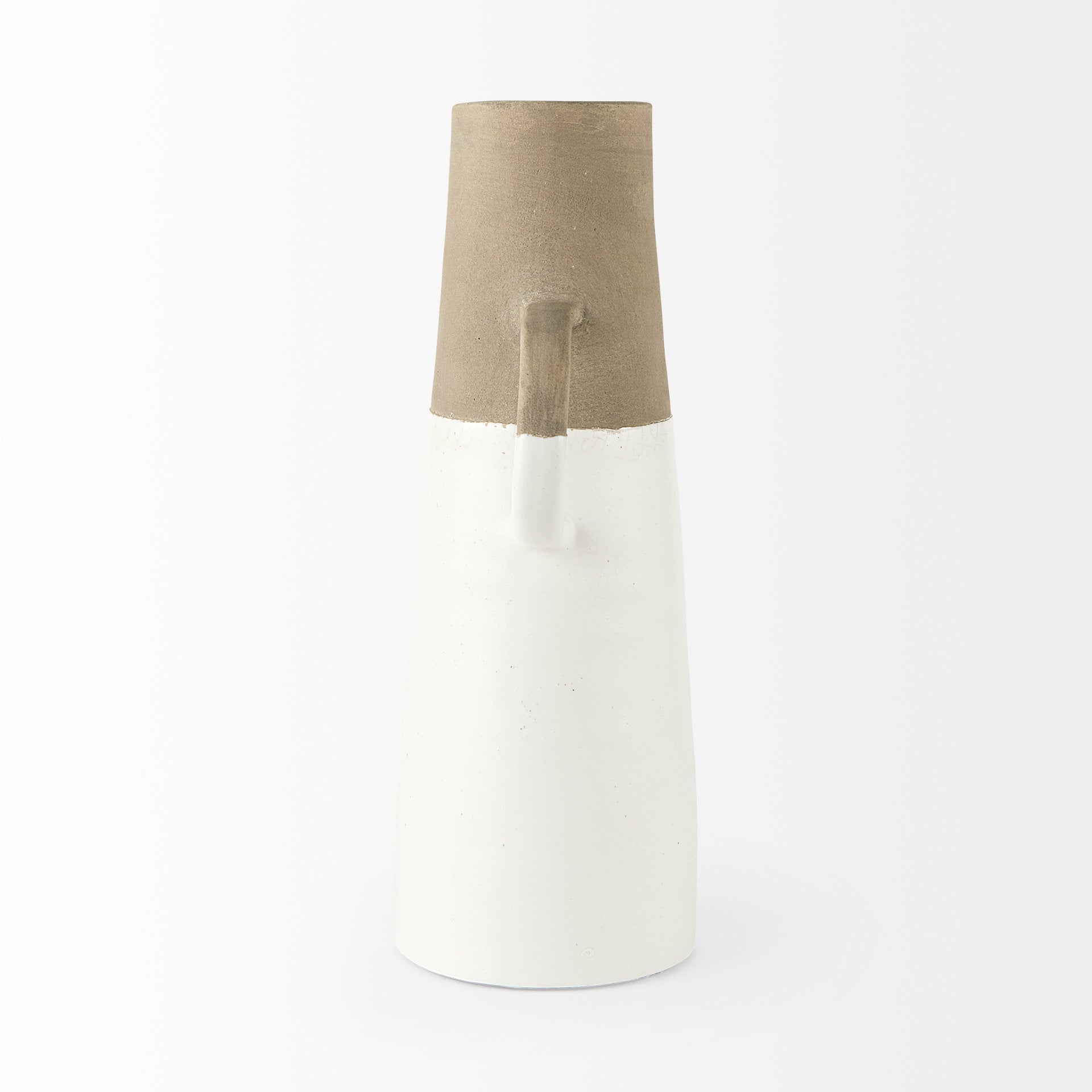 Mercana Garand 7.9" x 6.1" x 16.5" Ceramic Jug Vase