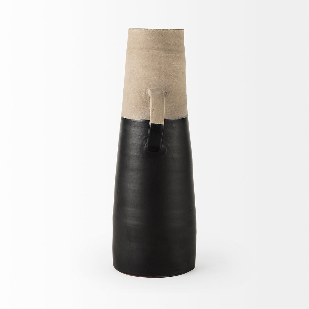 Mercana Garand 7" x 6" x 16" Ceramic Jug Vase