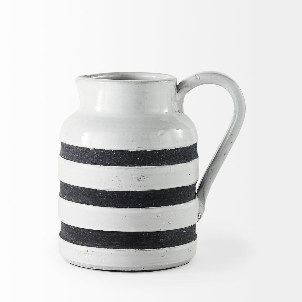 Mercana Harmon 6" x 7.1" x 7.1" Ceramic Jug Vase