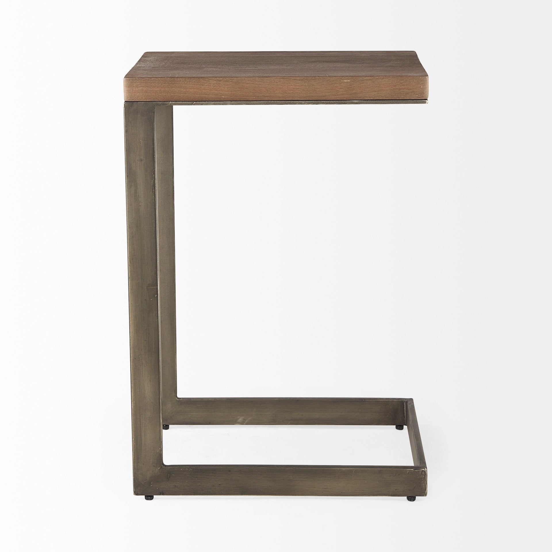 Mercana Faye 14" x 18" x 26" Solid Wood Side Table