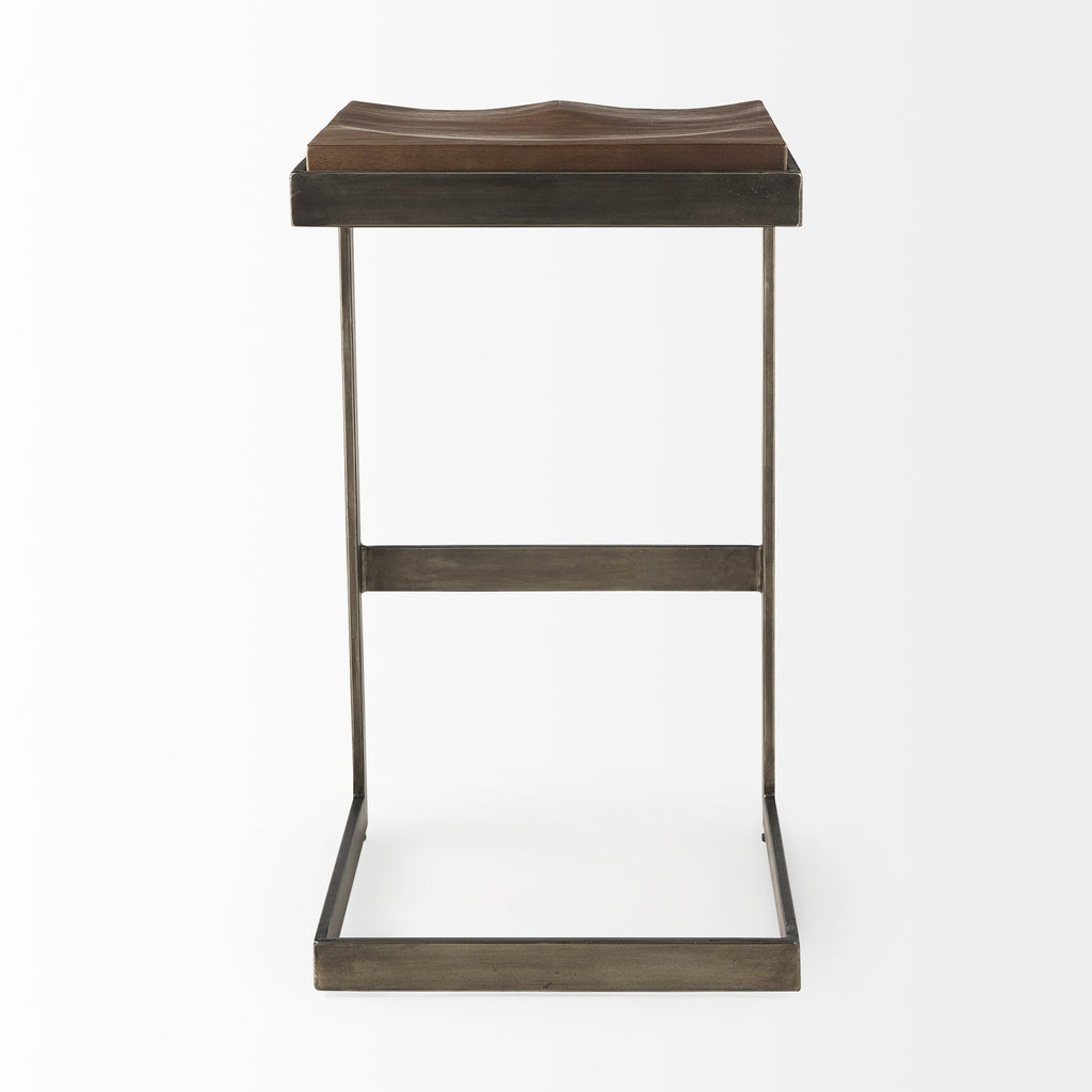 Mercana Kiran 17" x 17" x 30" Metal Stool