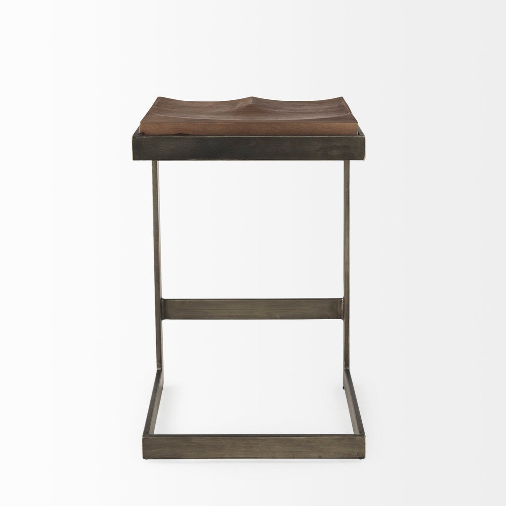 Mercana Kiran 17" x 17" x 26" Solid Wood Stool