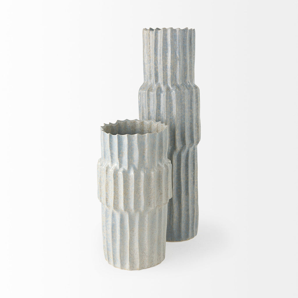 Mercana Cardon 6.7" x 6.7" x 23" Ceramic Vase