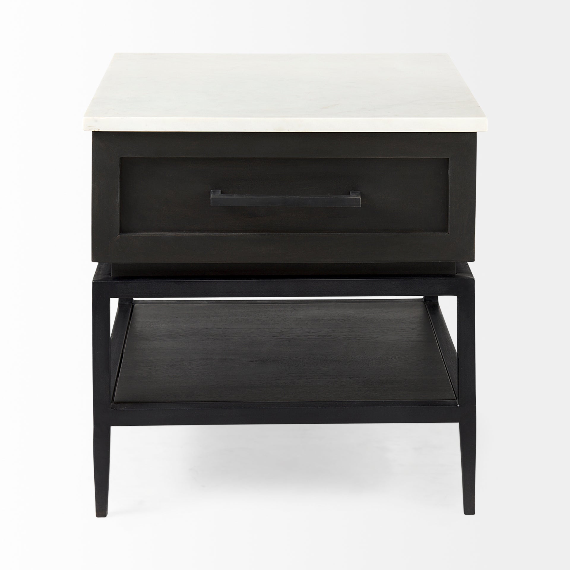 Mercana Divina 22" x 22" x 22" Solid Wood Side Table