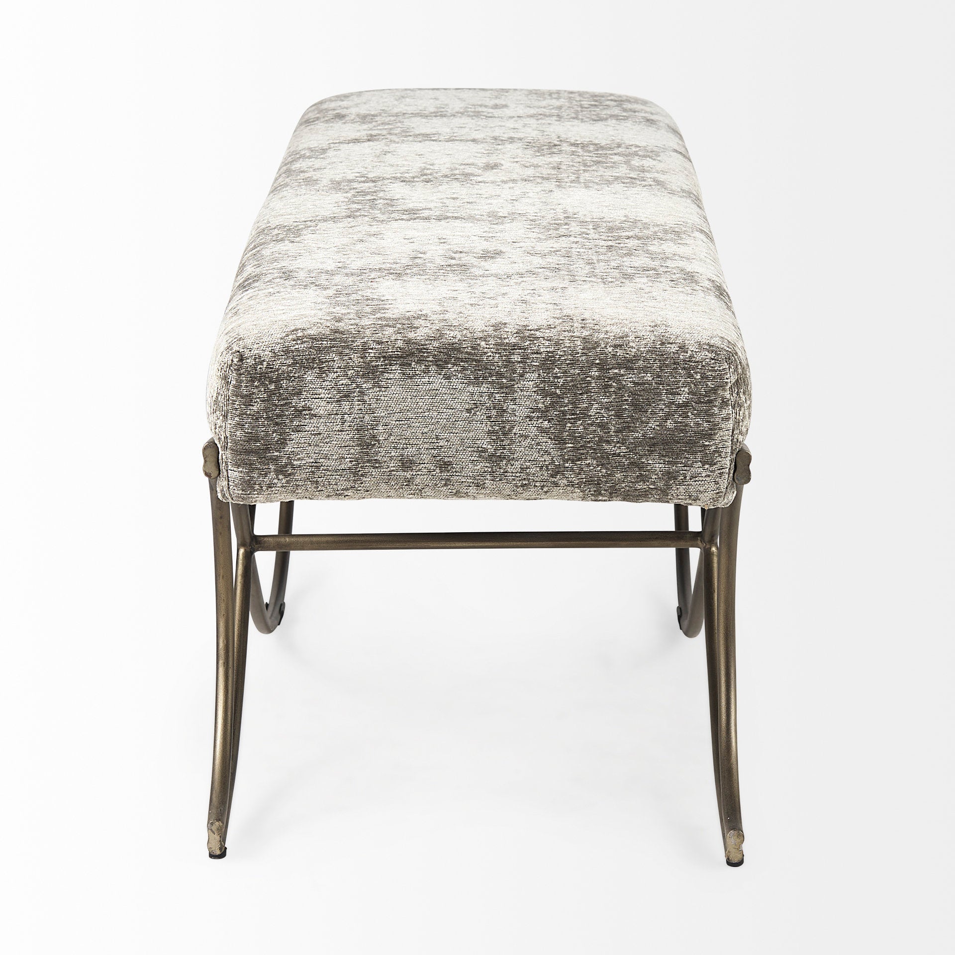 Mercana Ayla 55" x 17.6" x 18" Metal Bench