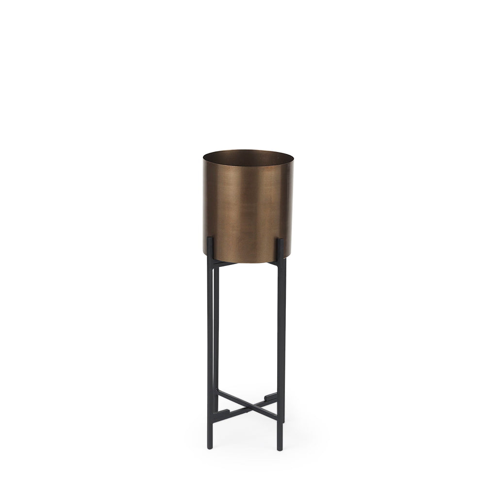 Mercana Sowerberry 8.7" x 8.7" x 24" Metal Pot