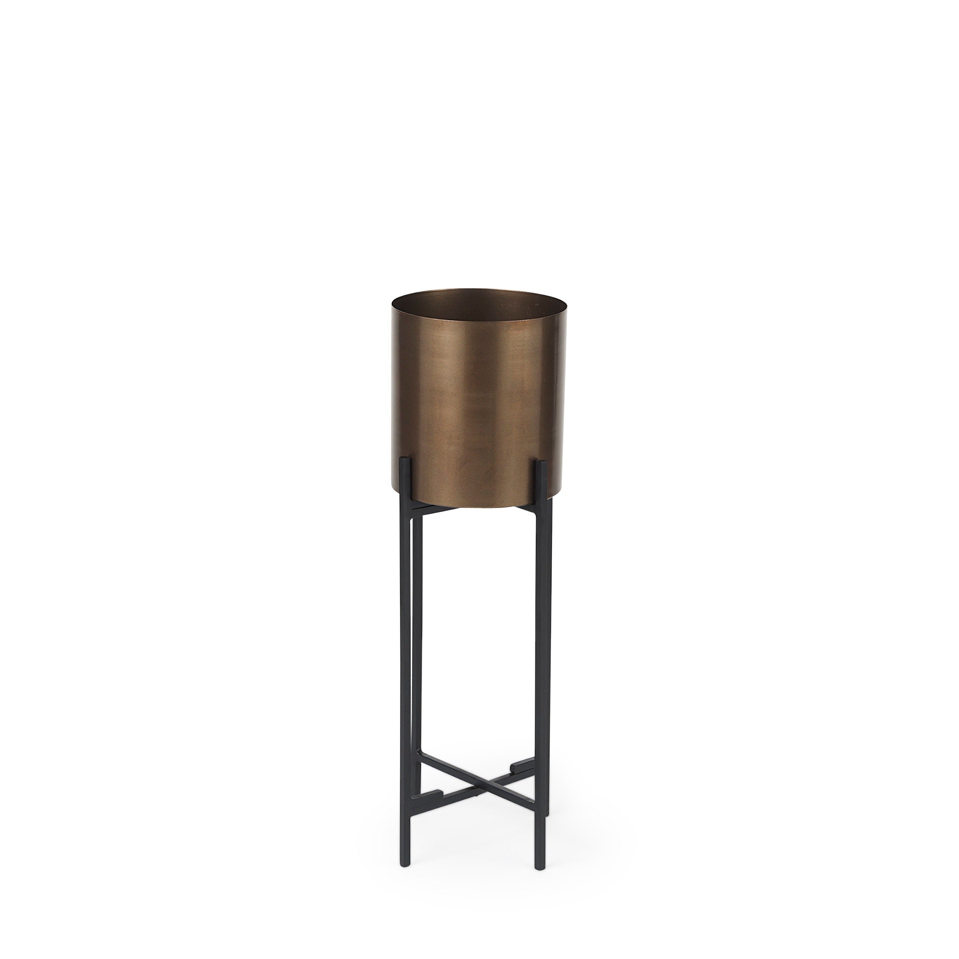 Mercana Sowerberry 8.7" x 8.7" x 24" Metal Pot