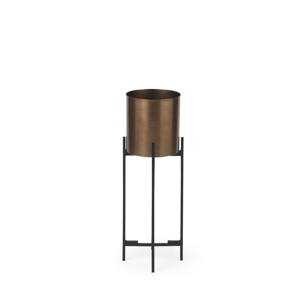 Mercana Sowerberry 8.7" x 8.7" x 24" Metal Pot