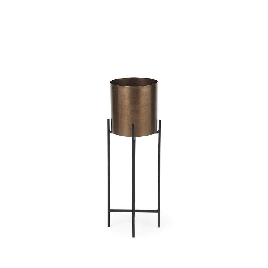 Mercana Sowerberry 8.7" x 8.7" x 24" Metal Pot