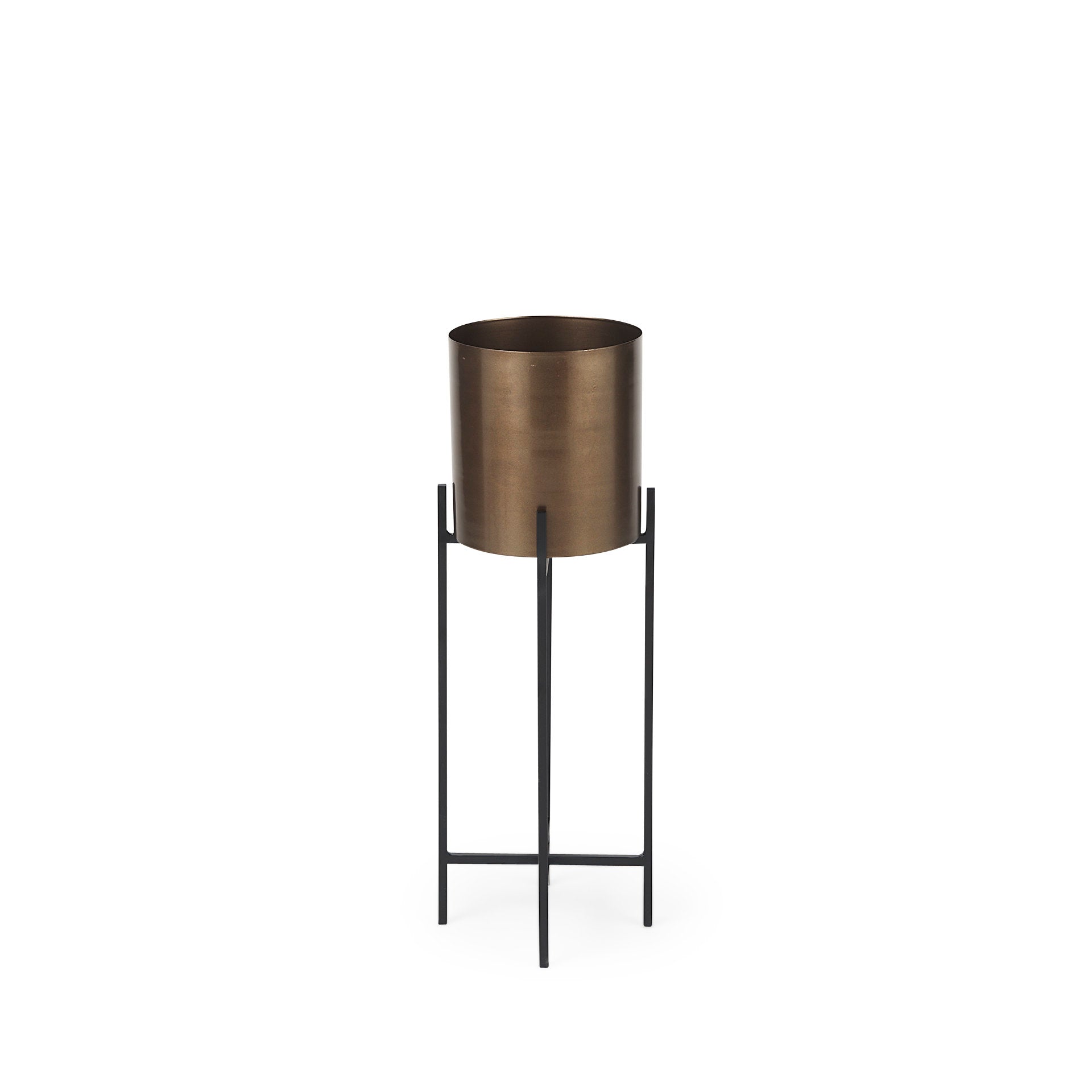 Mercana Sowerberry 8.7" x 8.7" x 24" Metal Pot