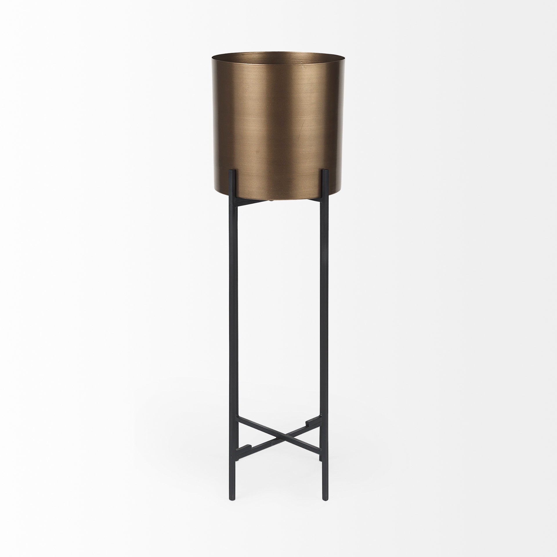 Mercana Sowerberry 10.8" x 10.8" x 33.1" Metal Pot