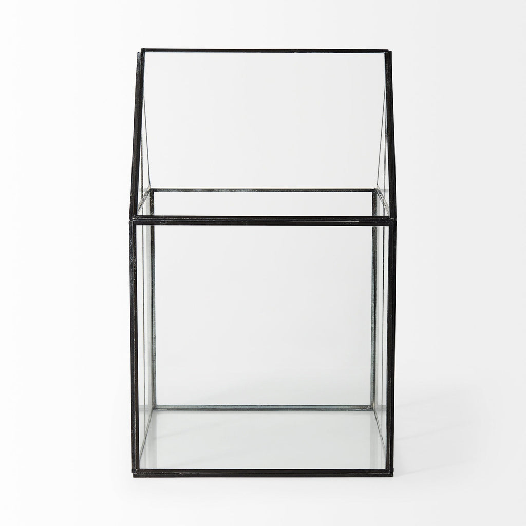Mercana Sikes 10" x 10" x 16.1" Glass Box