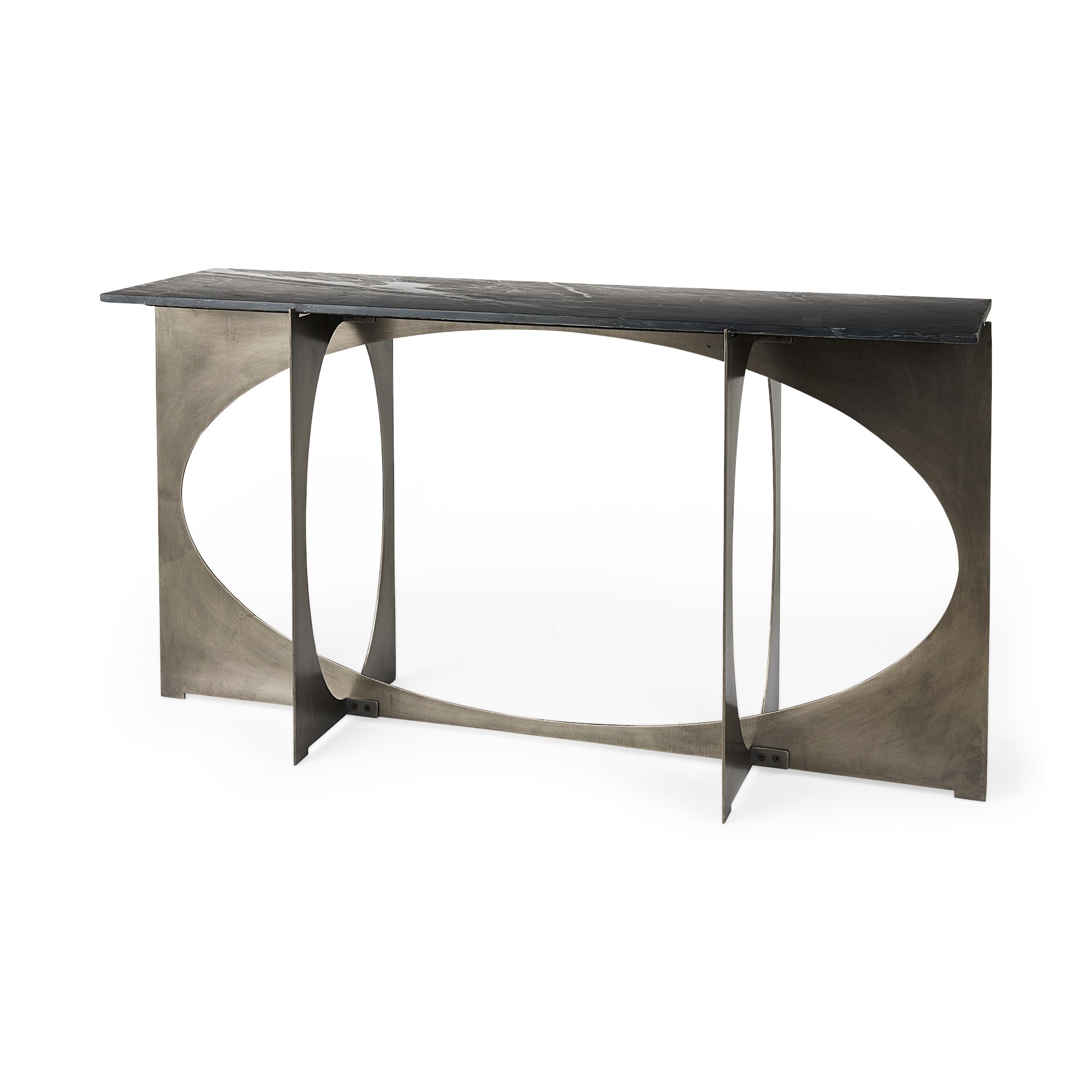 Mercana Reinhold 60" x 17" x 31" Iron Console Table