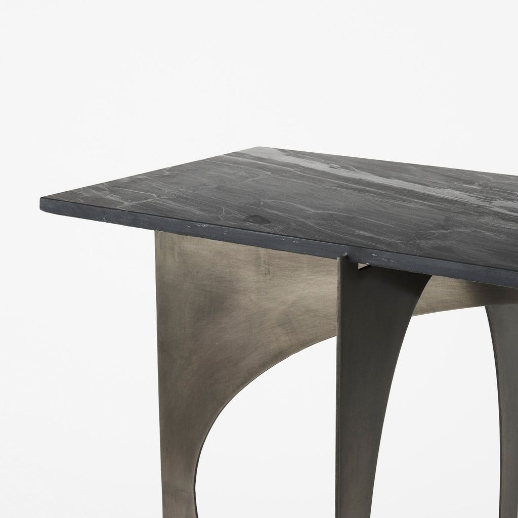 Mercana Reinhold 60" x 17" x 31" Iron Console Table