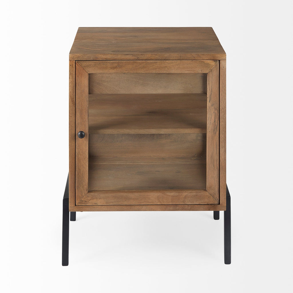 Mercana Arelius 20" x 18.8" x 26" Solid Wood Side Table