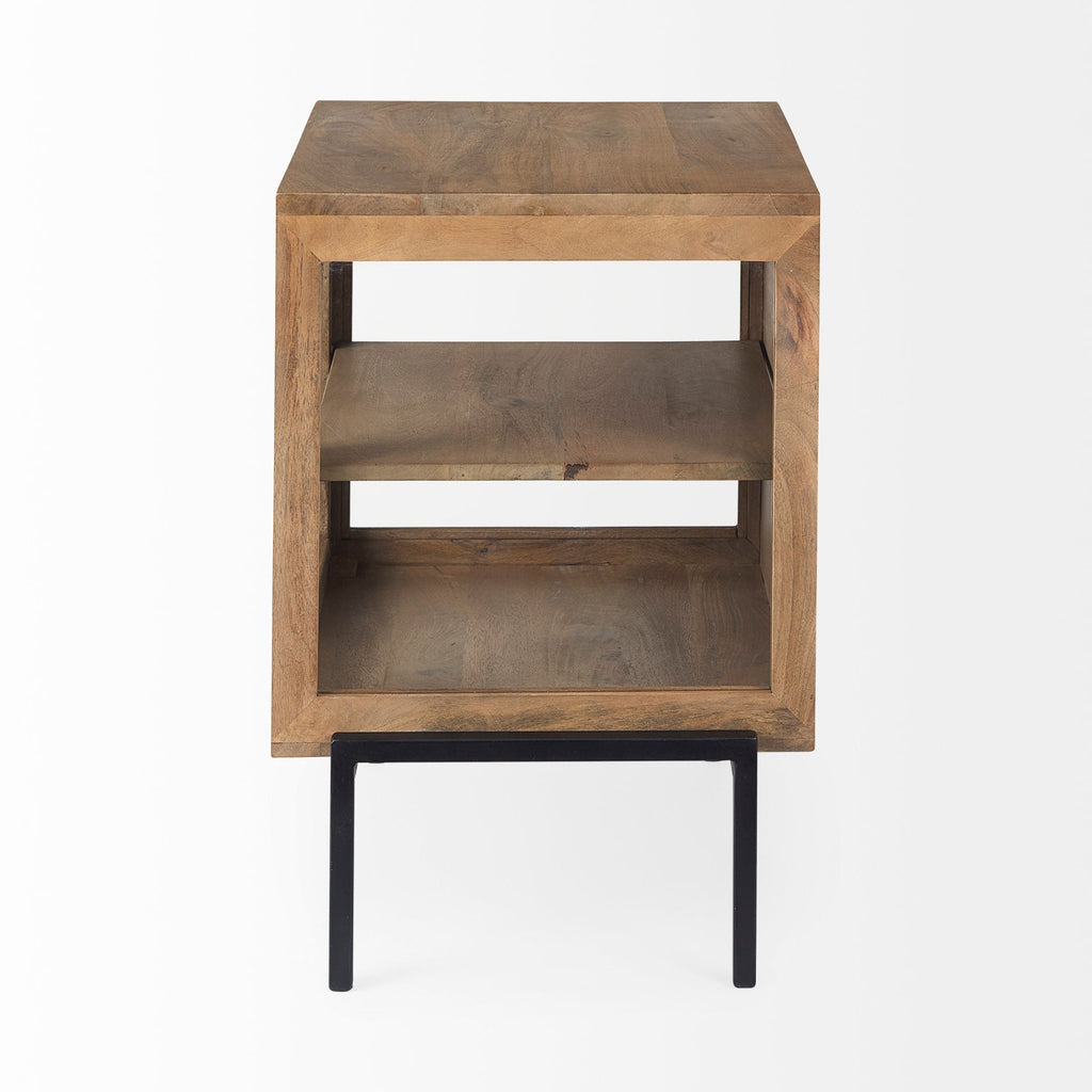 Mercana Arelius 20" x 18.8" x 26" Solid Wood Side Table