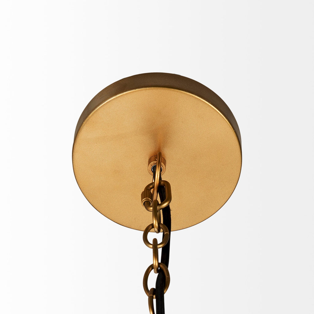 Mercana Campanile 16" x 16" x 27" Metal Pendant Lighting
