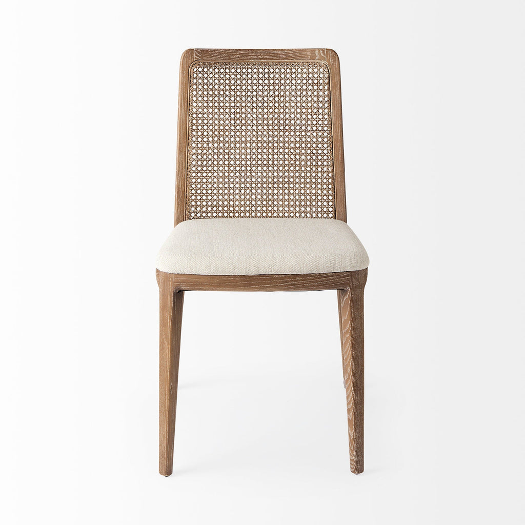Mercana Clara 18.5" x 23" x 33.9" Solid Wood Dining Chair (Set of 2)