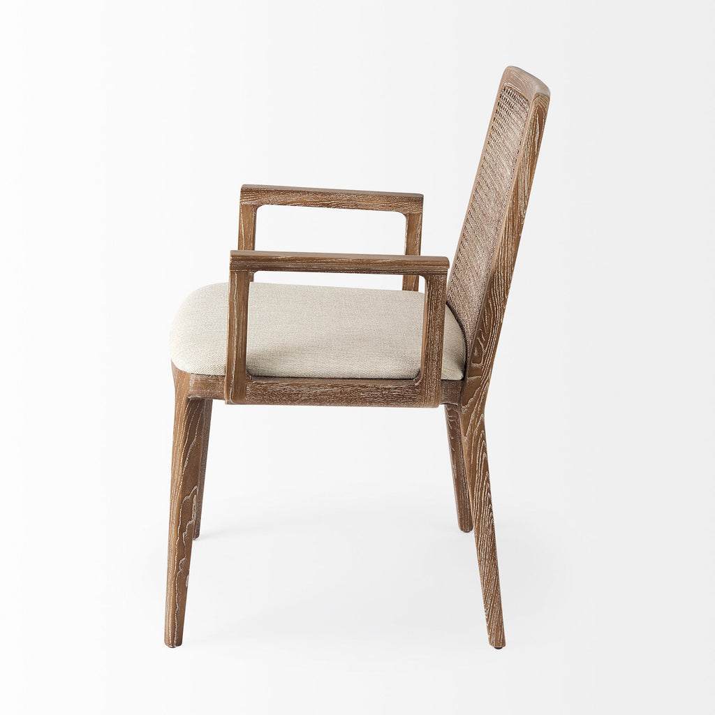 Mercana Clara 22.6" x 23.8" x 33.9" Solid Wood Dining Chair